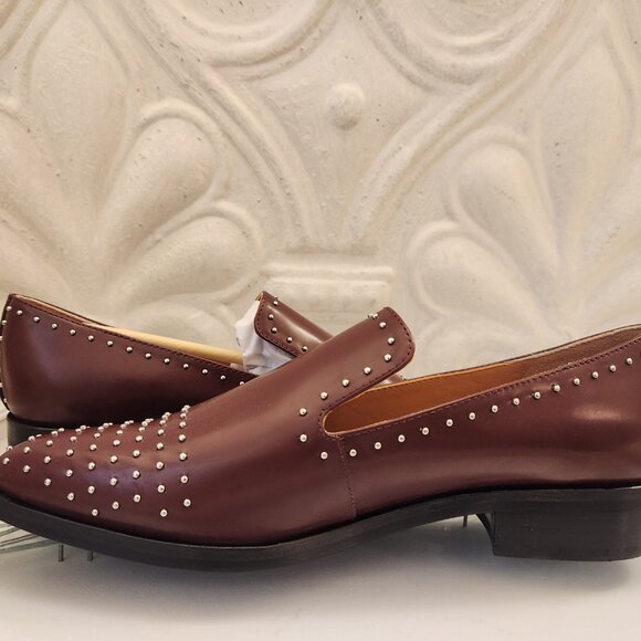 Sigerson Morrison Italian Leather "Edna" Studded Loafers. NIB. Size 8.5 - Picture 7 of 13